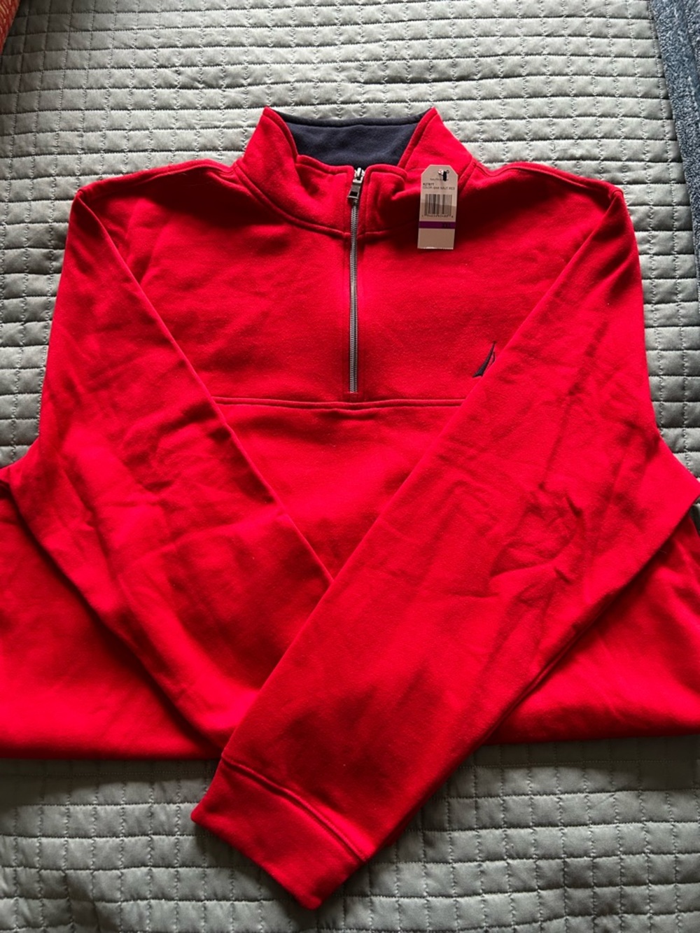 Náutica Men's Red Quarter-Zip Sweater - Brand Unknown